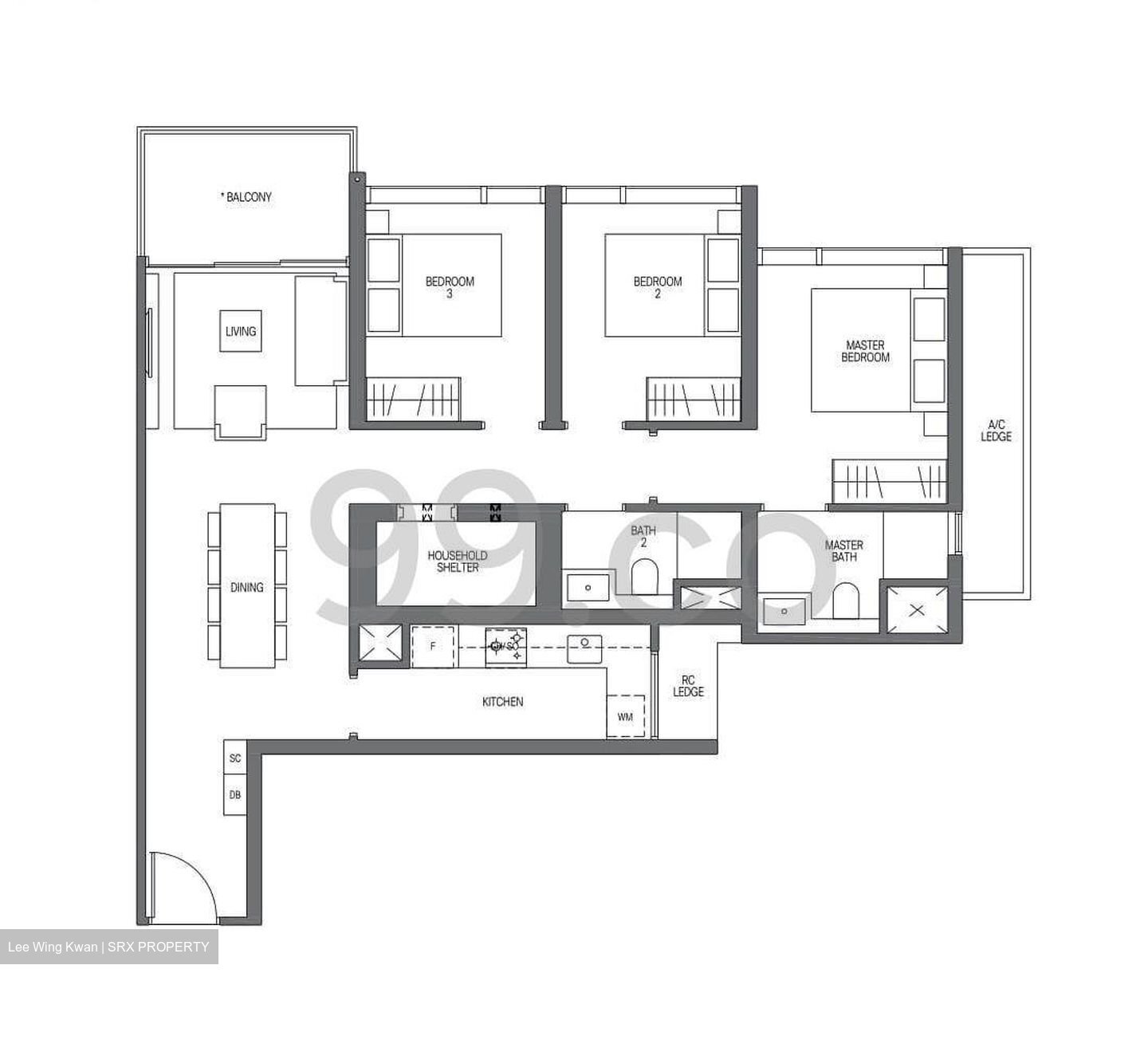 Midtown Modern (D7), Apartment #457598851